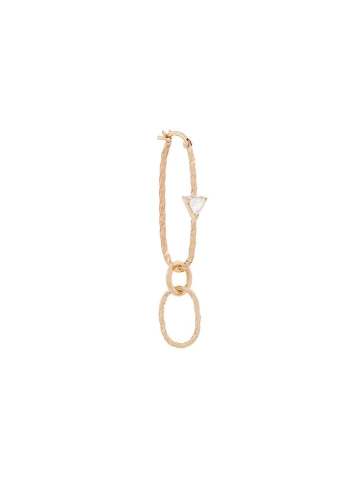 Maria Black 14kt Gold Diamond Cut Katie Earring - Metallic