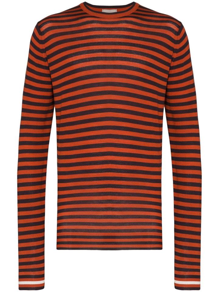 Lou Dalton X John Smedley Striped Jumper - Purple