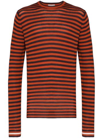 Lou Dalton X John Smedley Striped Jumper - Purple