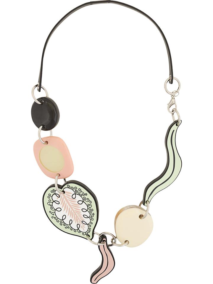 Marni Interlinked Resin Necklace - Multicolour