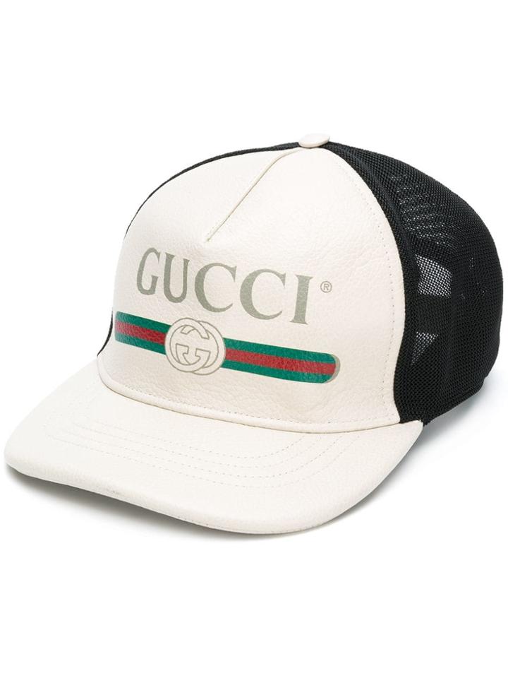 Gucci Gucci Print Baseball Hat - White