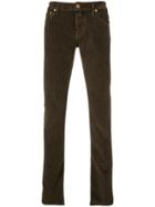Jacob Cohen Corduroy Slim-fit Trousers - Brown