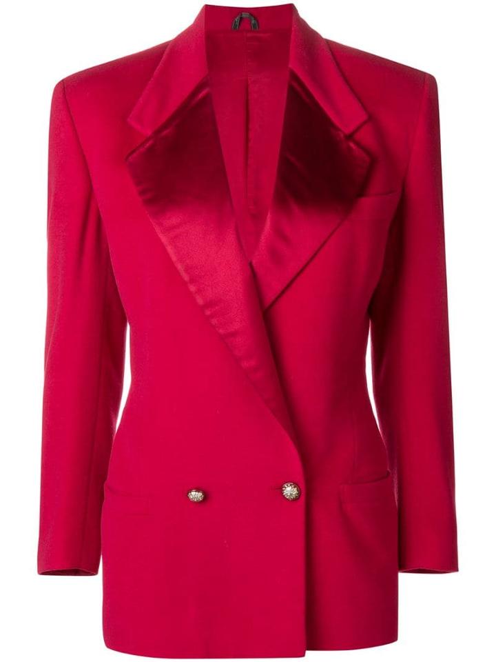 Versace Pre-owned 1980's Double Breasted Blazer - Pink