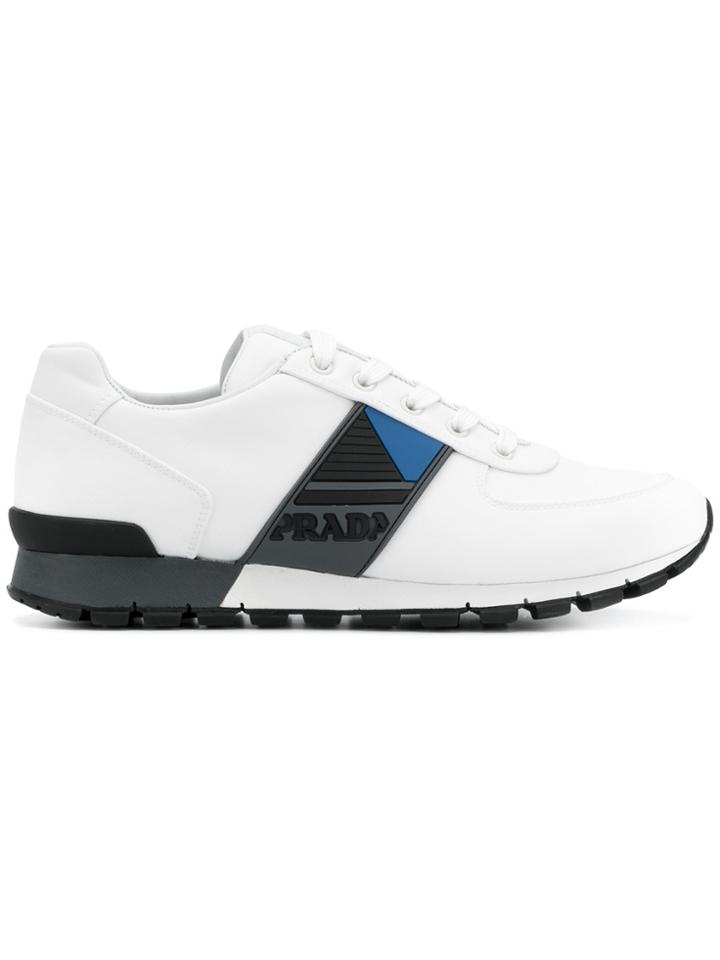 Prada Match Race Sneakers - White