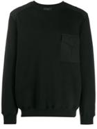 Alanui Chest Pocket Fine Sweater - Black