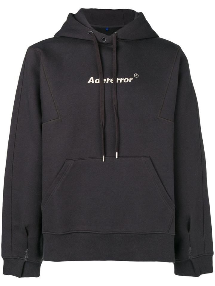 Ader Error Oversized Logo Hoodie - Grey