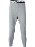 Dsquared2 - Angular Logo Lounge Trousers - Men - Spandex/elastane/wool - M, Grey, Spandex/elastane/wool