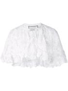 Alexis Bibi Lace Cape Top - White