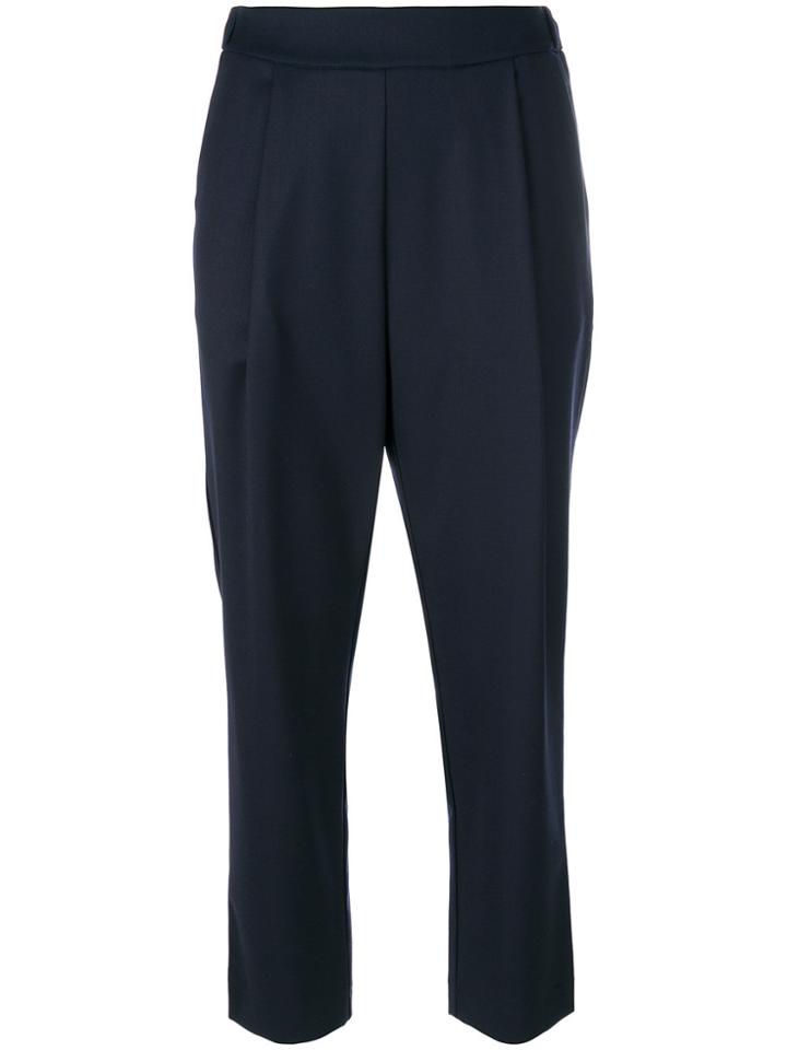 Erika Cavallini Cropped Trousers - Blue