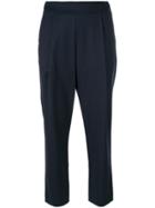 Erika Cavallini Cropped Trousers - Blue