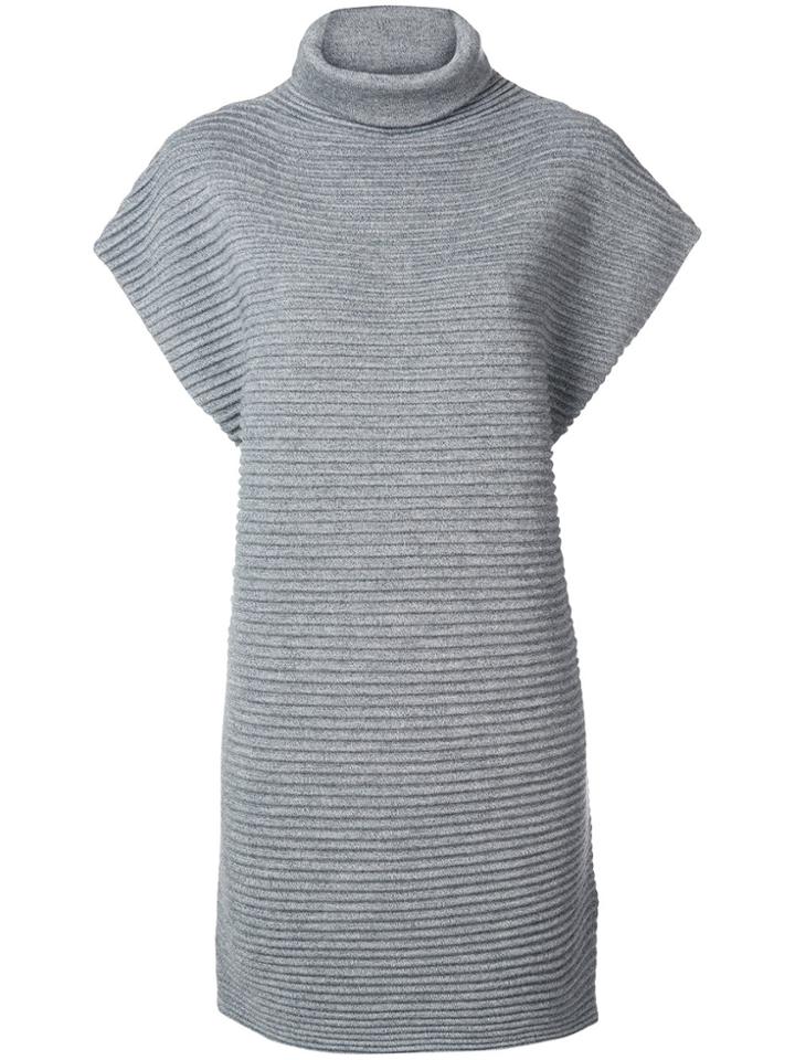 Victoria Victoria Beckham Oversized Roll Neck Sweater - Grey