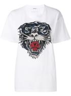 P.a.r.o.s.h. Microstud Tiger T-shirt - White