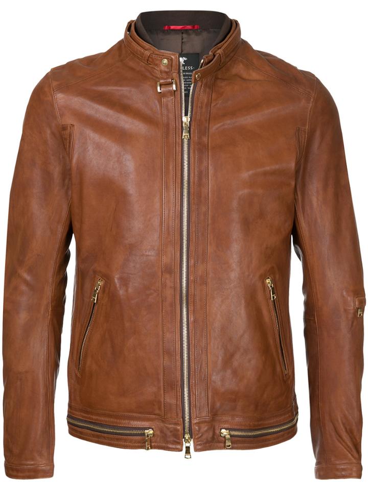 Loveless Zipped Jacket - Brown