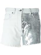 Gaelle Bonheur Sequined Leg Short Shorts