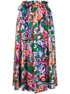 Kenzo Paisley Print Skirt - Multicolour