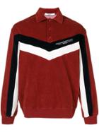Givenchy Sporty Longsleeved Polo Shirt - Red