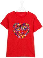 Stella Mccartney Kids Heart Print T-shirt, Boy's, Size: 14 Yrs, Red