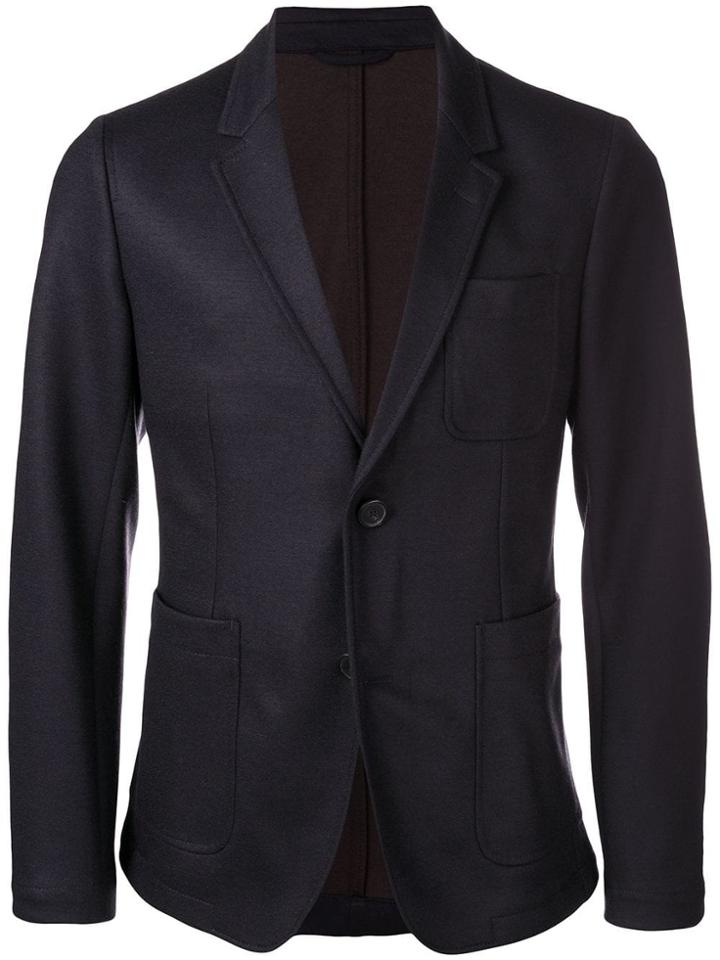 Ami Alexandre Mattiussi Notched Lapel Blazer - Blue