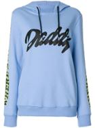House Of Holland Embroidered Hooded Top - Blue