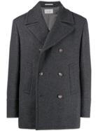 Brunello Cucinelli Double Breasted Dinner Jacket - Grey