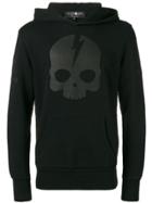 Hydrogen Skull Hoodie - Black