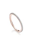 Monica Vinader Rp Skinny Eternity Diamond Ring - Silver