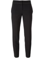 Brunello Cucinelli Slim Fit Cropped Trousers, Women's, Size: 44, Grey, Polyamide/polyester/spandex/elastane/virgin Wool