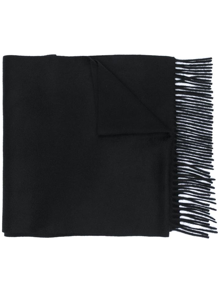 Alexander Mcqueen Cashmere Scarf - Black
