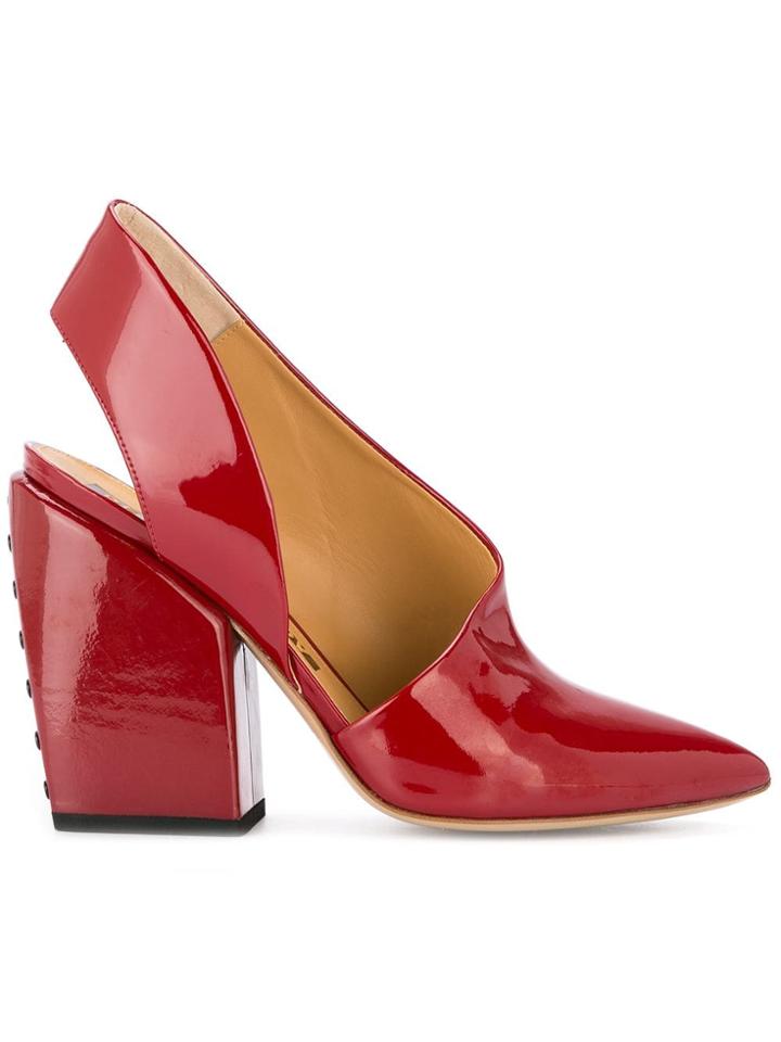 Petar Petrov Slingback Pumps - Red