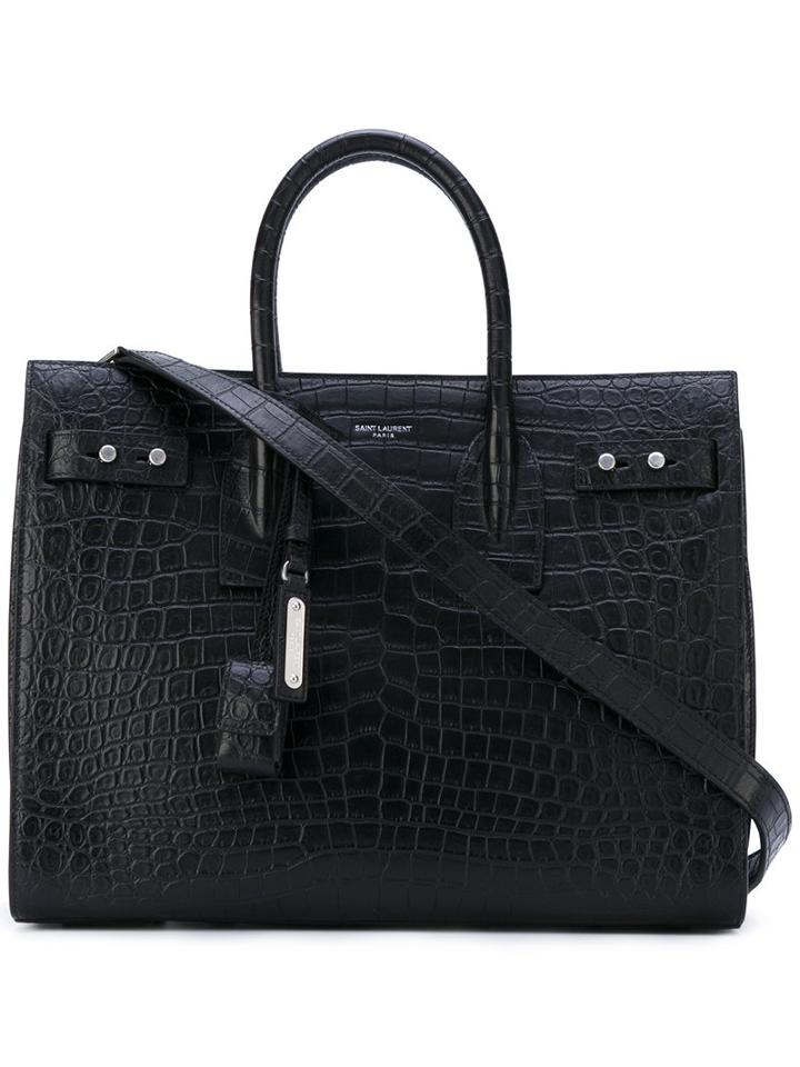 Saint Laurent - Sac Du Jour Bag - Women - Leather/metal - One Size, Black, Leather/metal