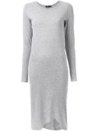 Bassike Jersey Dress, Women's, Size: 10, Grey, Organic Cotton