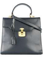 Gucci Vintage Lady Lock 2way Hand Bag - Black
