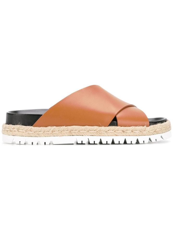 Marni Jute Fussbett Sandals - Brown