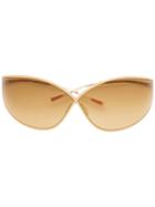 Christian Roth Eyewear Bikini Sunglasses - Metallic