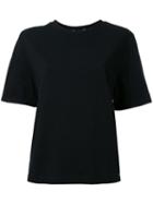 Muveil Back Print T-shirt, Women's, Size: 38, Black, Cotton/polyester
