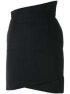 Gianfranco Ferre Vintage Fitted Ribbed Skirt - Blue