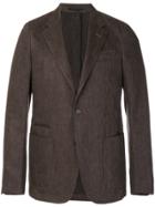 Z Zegna Casual Fitted Jacket - Brown