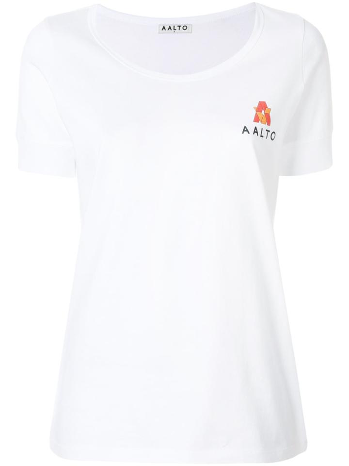 Aalto Chest Logo T-shirt - White