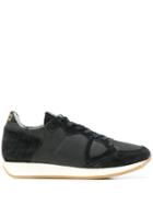 Philippe Model Black Suede Sneakers