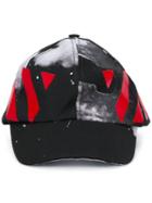 Off-white Painted Print Baseball Cap