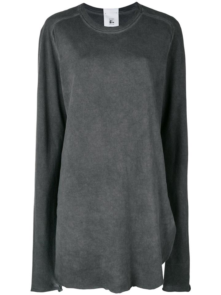 Lost & Found Rooms Mesh Sleeve Tee - Grey