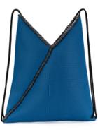Mm6 Maison Margiela Drawstring Backpack - Blue
