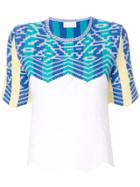 Peter Pilotto Patterned Crochet Top - White