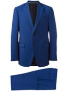 Z Zegna Two Button Suit, Men's, Size: 58, Blue, Wool/mohair/cupro