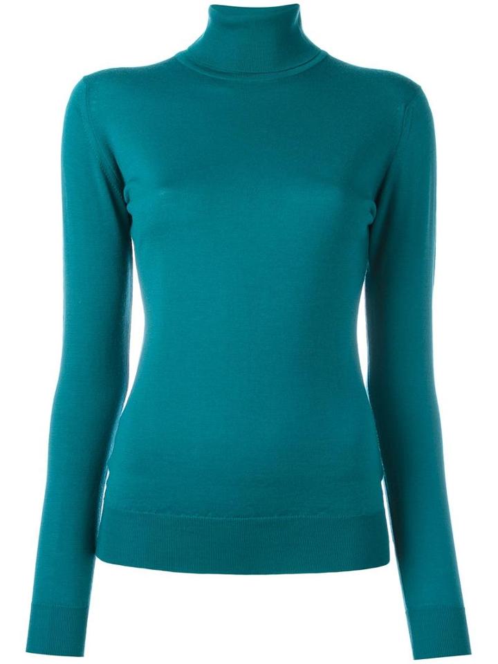 John Smedley 'catkin' Jumper, Women's, Size: Small, Blue, Merino