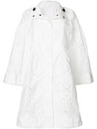 Ermanno Scervino Open Embroidery Coat - White