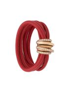 De Grisogono 18kt Rose Gold And Diamond Allegra Bracelet - Parrot