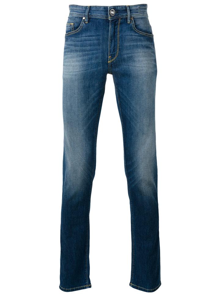 Pt05 Slim Fit Jeans, Men's, Size: 36, Blue, Cotton/spandex/elastane