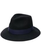 Lanvin Ribbon Panama Hat - Black