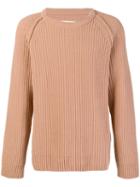 Maison Margiela Cable-knit Fitted Sweater - Neutrals